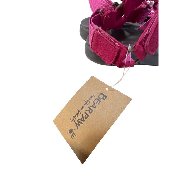 Bearpaw Womens Pink Adjustable Strap Sandals Size 9 With Durable Outsole & Comfo - Picture 4 of 5